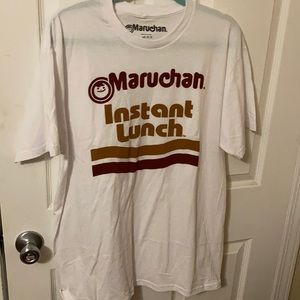 White maruchan tee